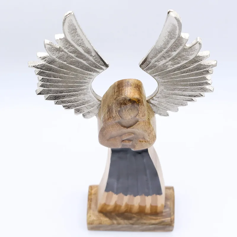 Large Mango Legno Gardian Angel Metal Wings & Enamel Detail — foto 4