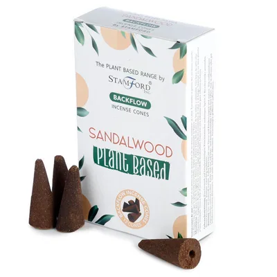 Plant Based Backflow Incenso Cones Sandalwood — foto 3