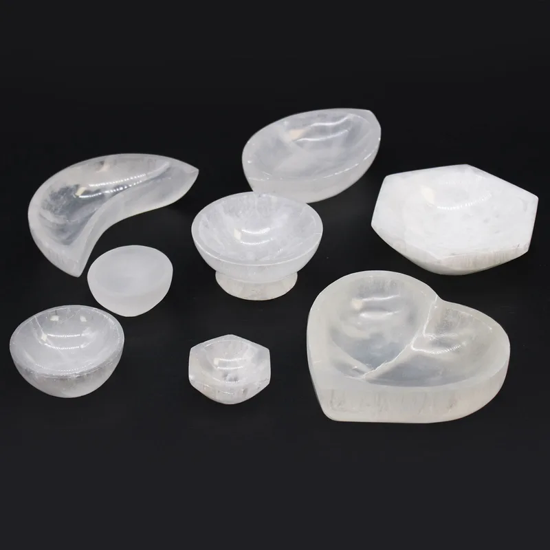 Selenite Hex Bowl 15cm — foto 3