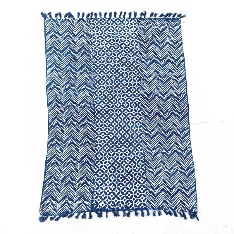 Fatto a mano Indigo Throw 170x120cm Namoona Waves — foto 3
