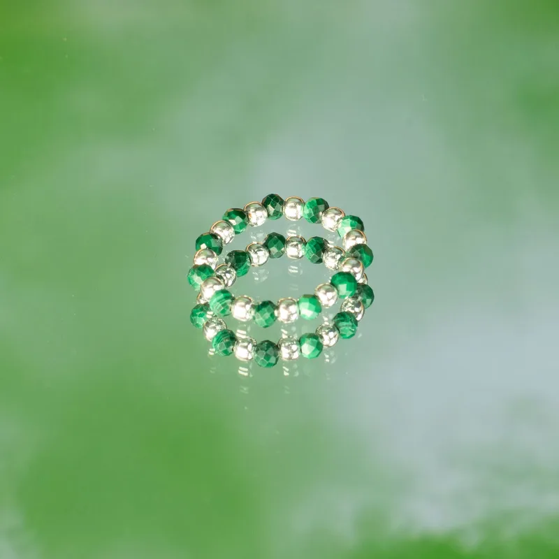 Nymph Spirit Gemstone Ring Set - Forest Spirit