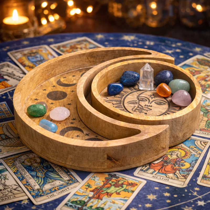 Moon Shaped Round Tray S/2 — foto 3