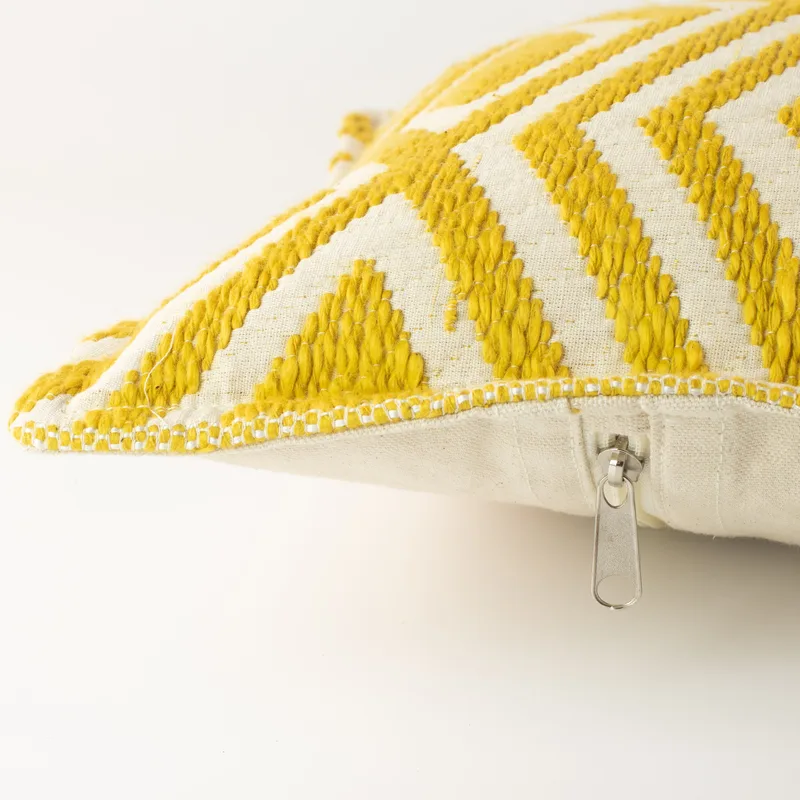 Classic Cushion Cover - Mustard Diamonds- 30x50cm - Lumber Style — foto 3