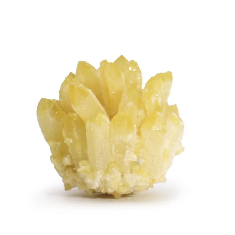 Crafted Quartz Cluster Yellow Ghost Quartz — foto 3