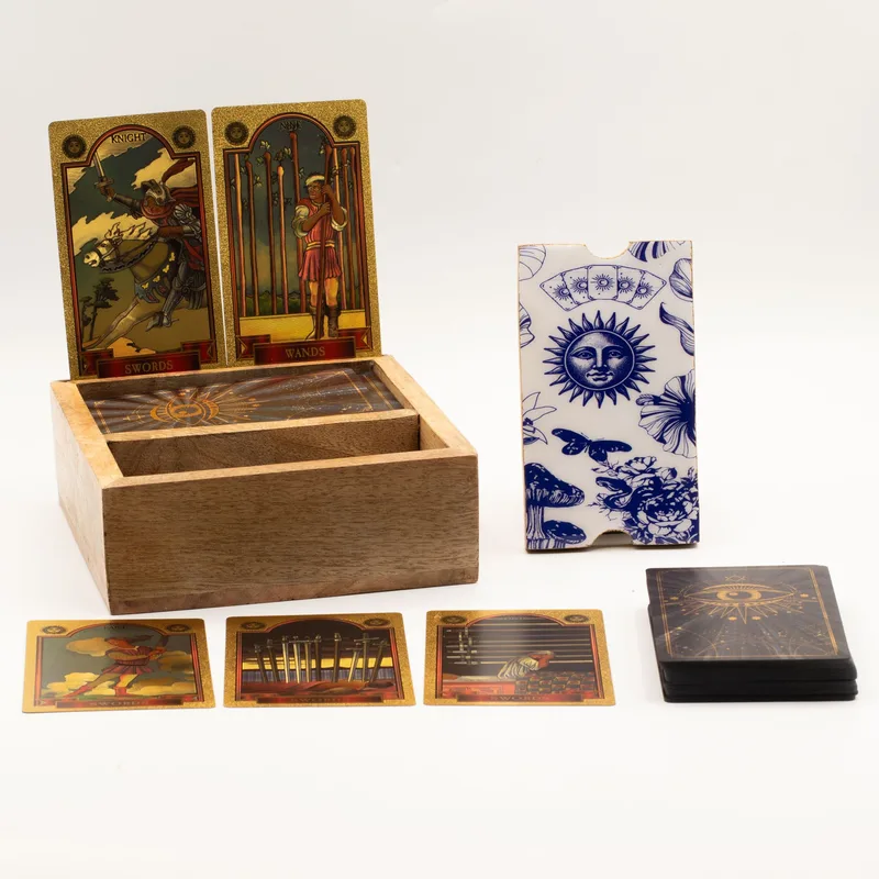 Two Section Tarot Scatola with Card Porta — foto 1