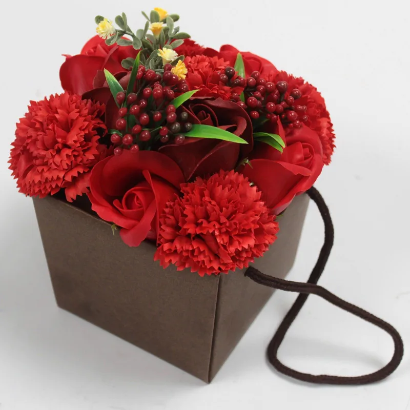 Sapone Fiore Bouqet - Red Rosa & Carnation - Special — foto 1