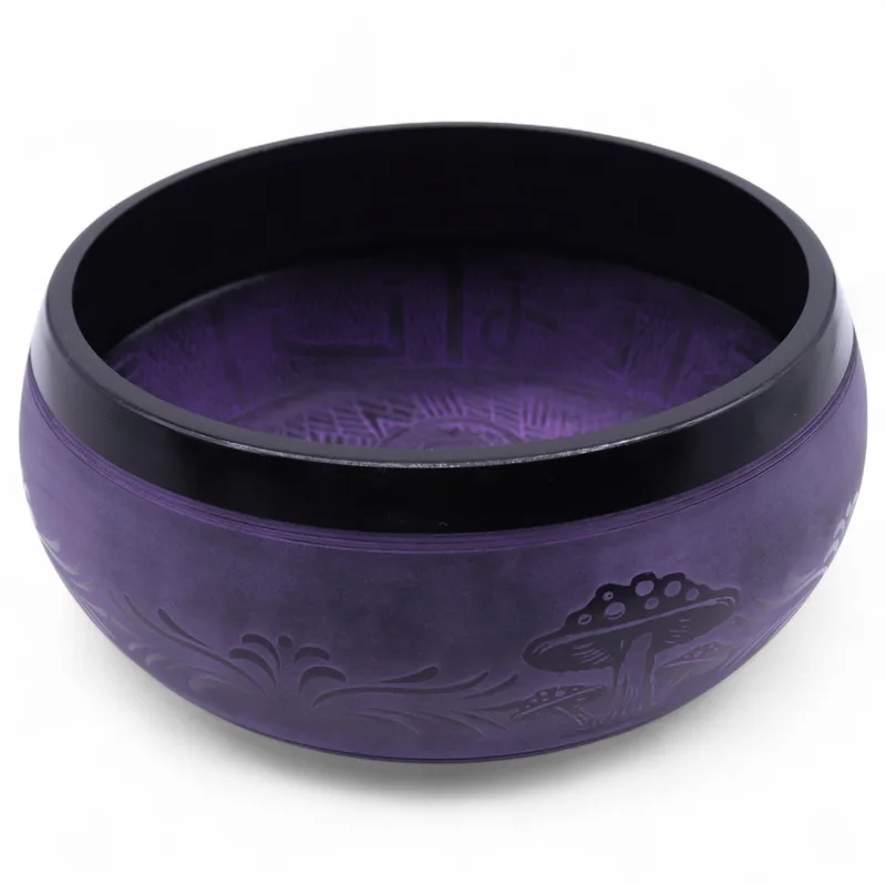 Extra Loud Mushroom Singing Bowl Purple Haze