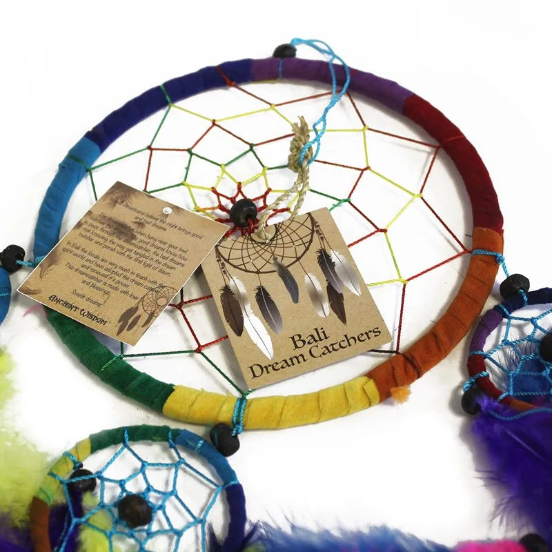 Bali Dreamcatcher Small Heart Rainbow — foto 4