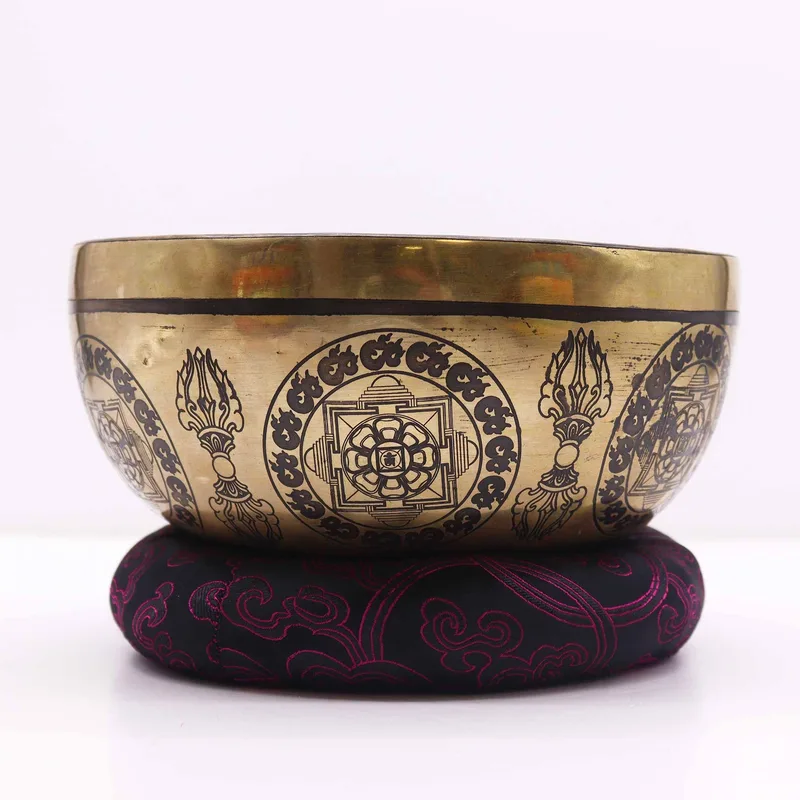 Cuscino a Cerchio 18cm (per Campanelli Tibetani da 20-24cm) Colore Casuale — foto 1