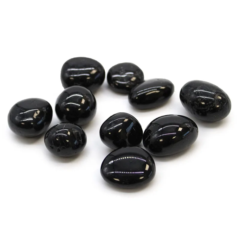 Pack of 24 L Tumble Stones Nero Tourmaline