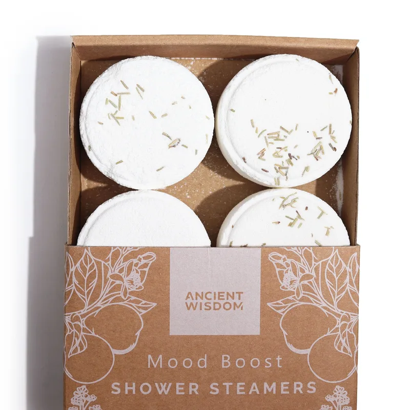 Zen Shower Steamers - Therapy Wellness Quartet - Mood Boost Bianco