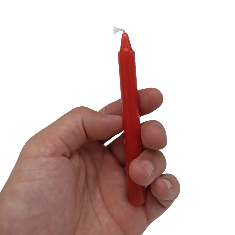 Candele Manifest Magic (pacchetto da 12) – Rosso – Chakra della Radice — foto 2
