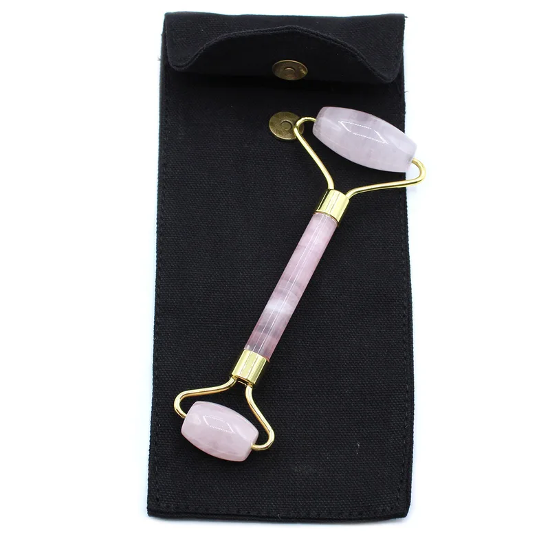 Gemstone Face Roller Rosa Quartz — foto 2