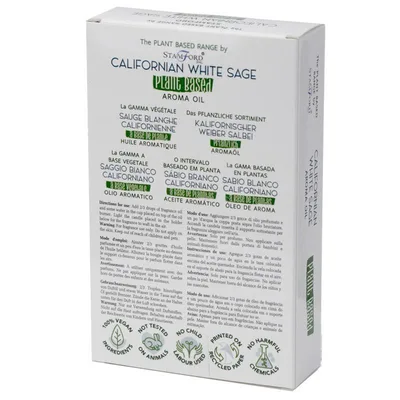 Plant Based Aroma Olio - Californian Bianco Sage — foto 1