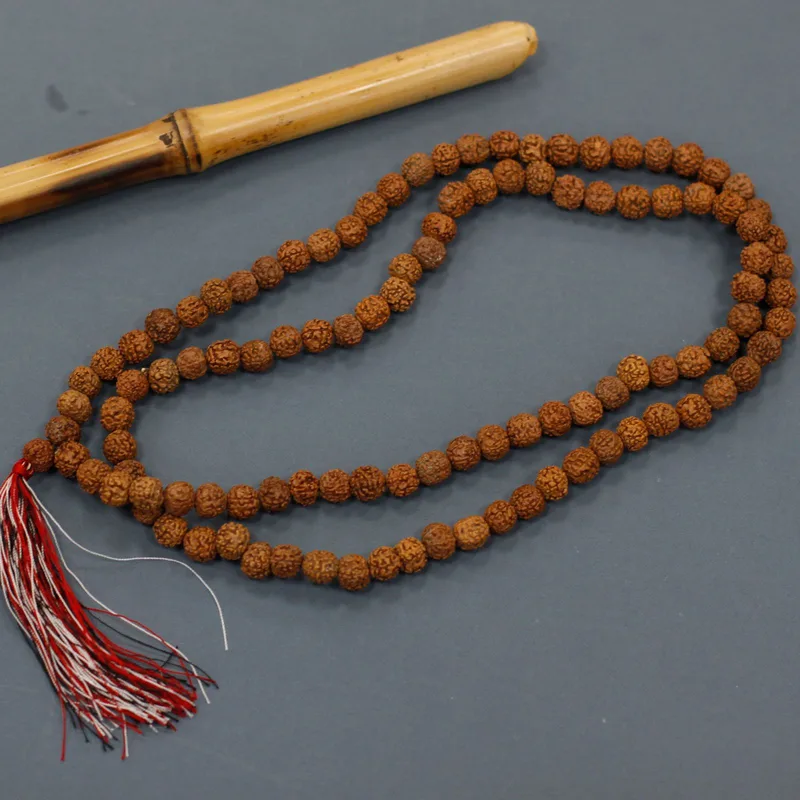 108 Rudraksha Mala - Naturale — foto 3