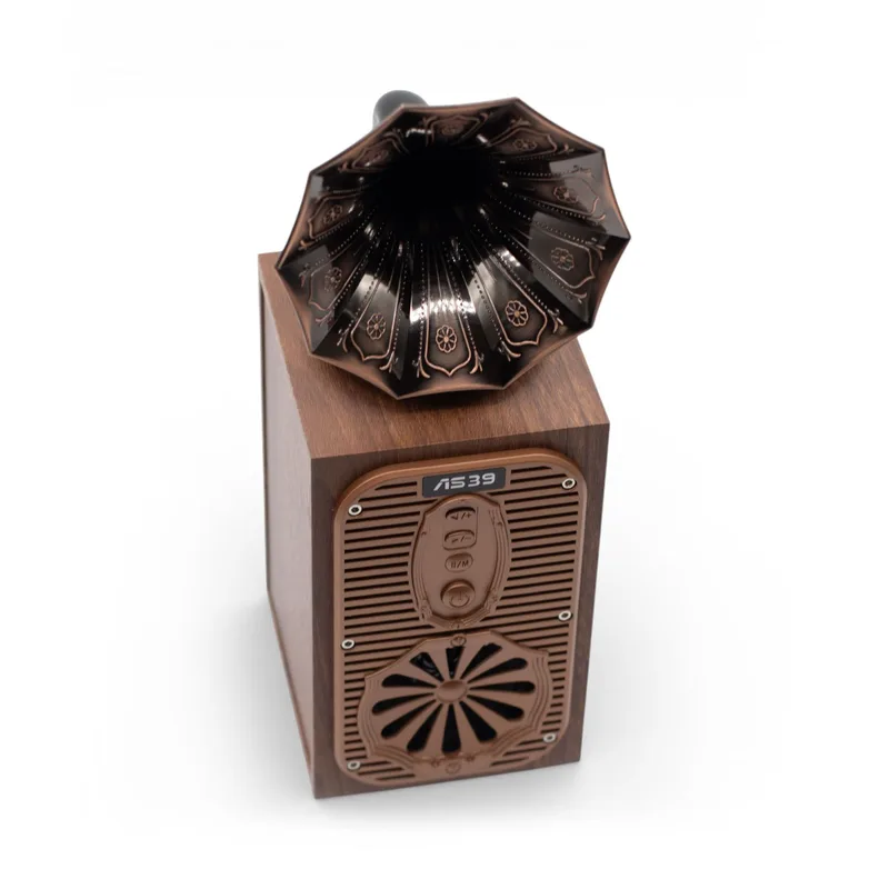 Retro Tall Gramophone Speaker Bluetooth 8 watt — foto 3