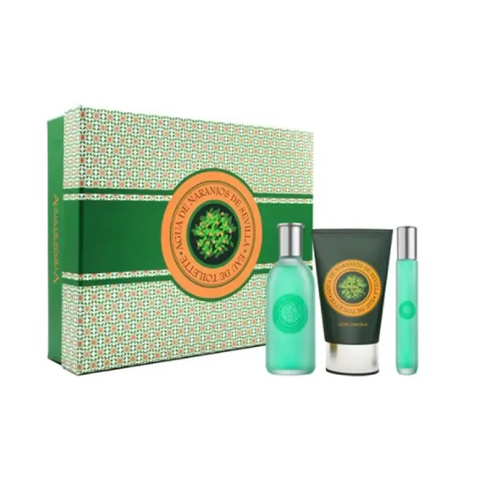 Aire De Sevilla Agua De Naranjos Eau De Toilette Spray 125ml Set 3 Parti