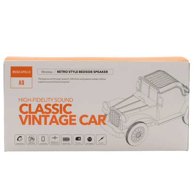 Classic Vintage Car Speaker and Phone Porta Bluetooth 5 watt — foto 5