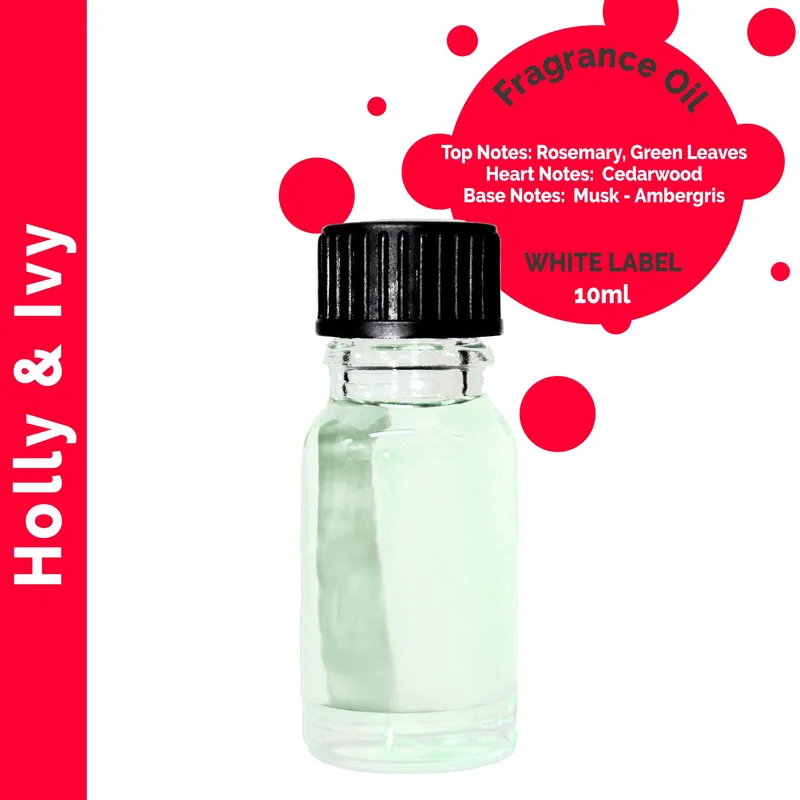 Holly & Ivy Profumo Olio 10ml Bianco Label — foto 4