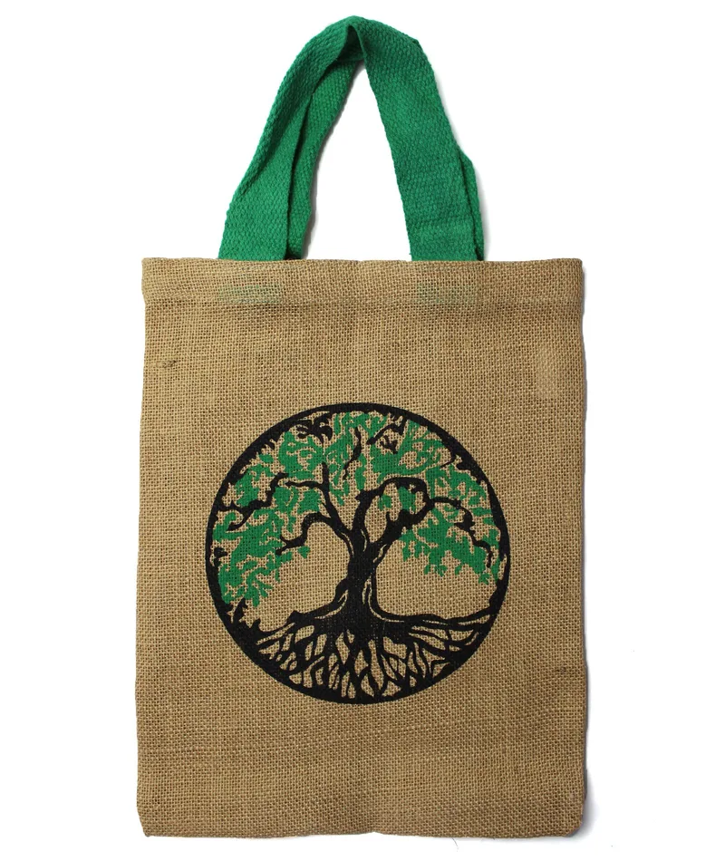 Jute Tote Bag - Mystic designs - Mandala Rosa — foto 2