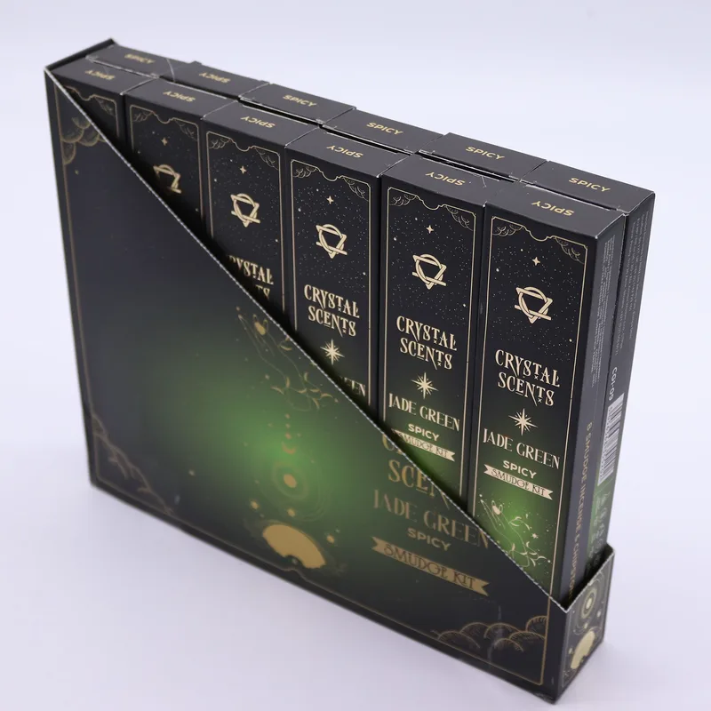 Jade Crystal Scents Smudge Incenso - Spicy — foto 4