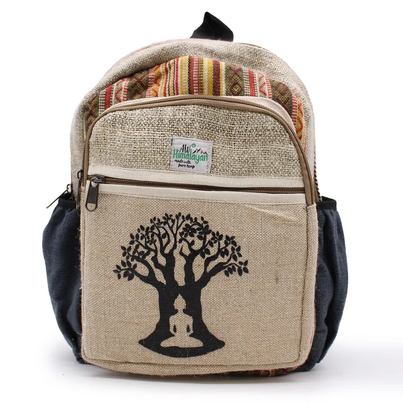 Small Hemp Backpack Bohdi Albero Design — foto 3