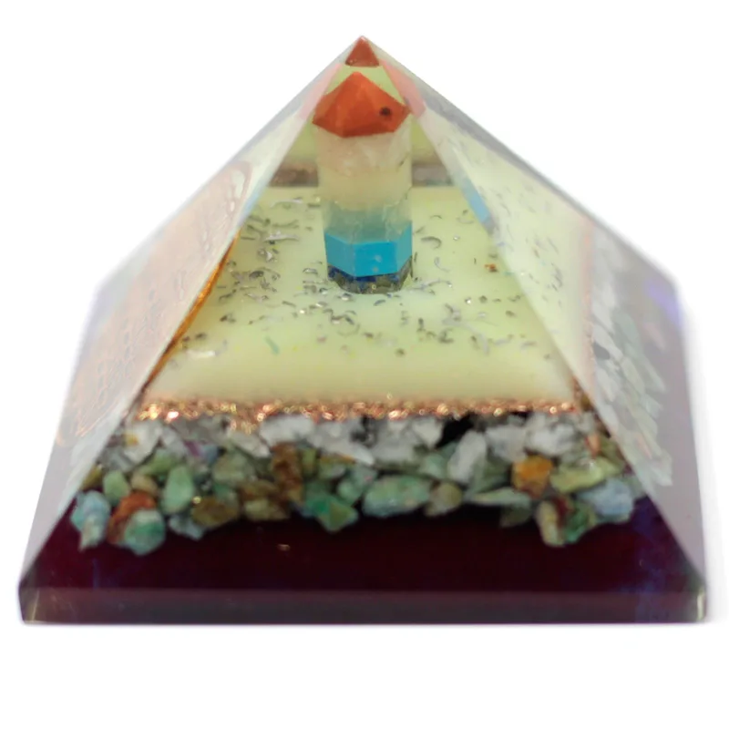 Lrg Organite Pyramid 70mm Fiore of life symbol — foto 1