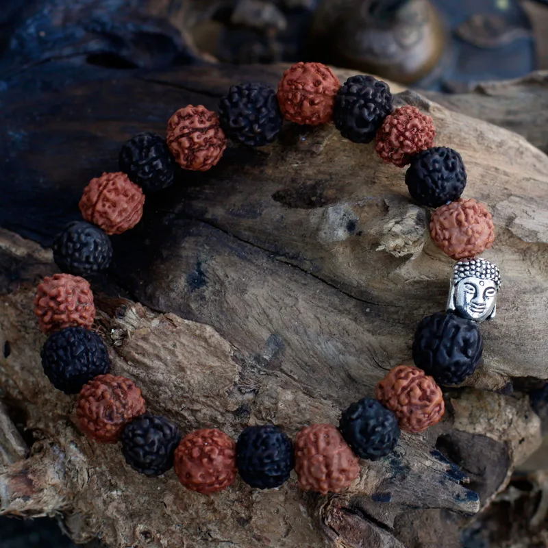 Rudraksha Buddah Bangle Mala - Mix — foto 3