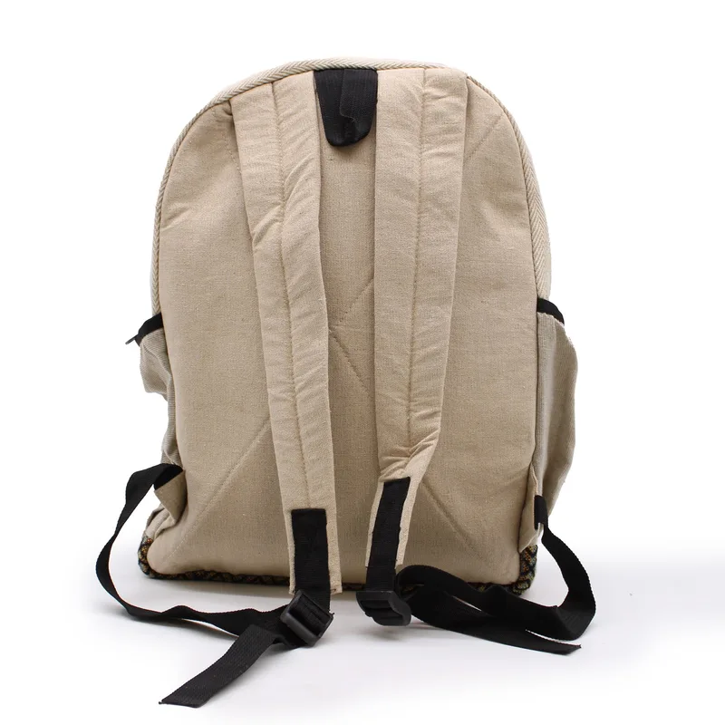 Zaino in Canapa Grande - Design Zip Diritto — foto 5