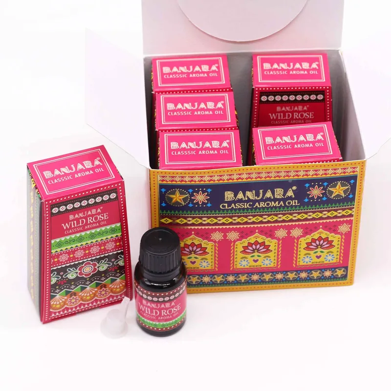 Banjara Indian Profumo Olio 10ml - Selvatico Rosa — foto 1