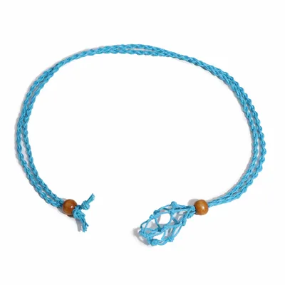 Crystal Gemstone Necklace Cord 45cm/18inch - Blu