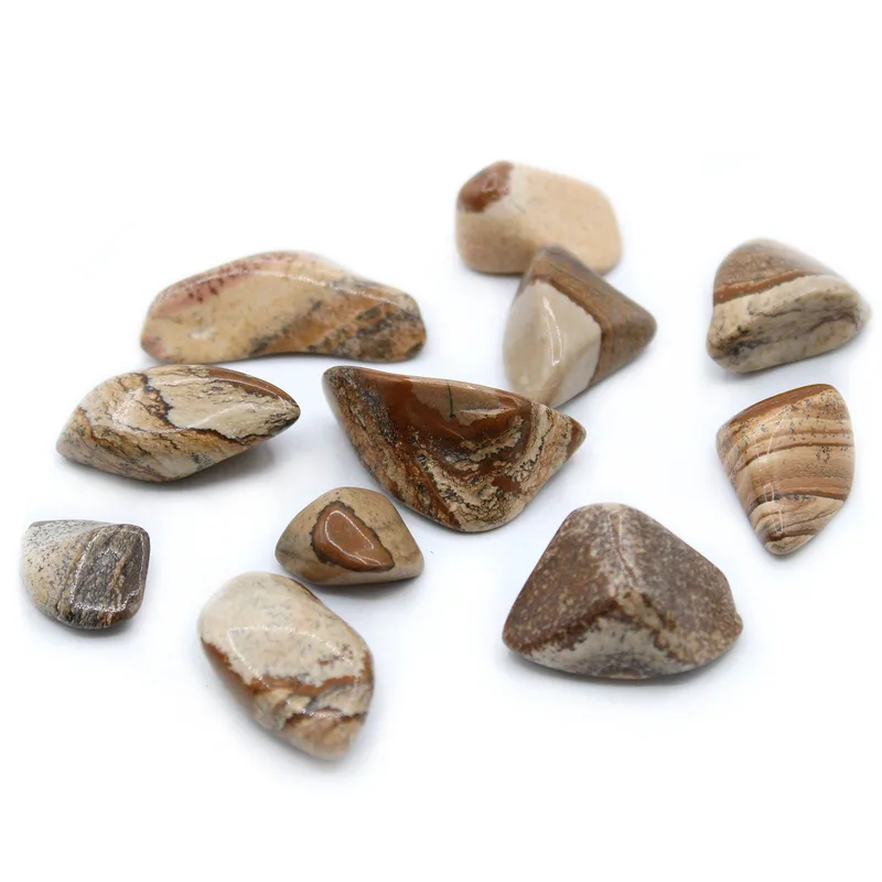 Set da 24 Pietre Tumblate – Roccia del Deserto del Kalahari