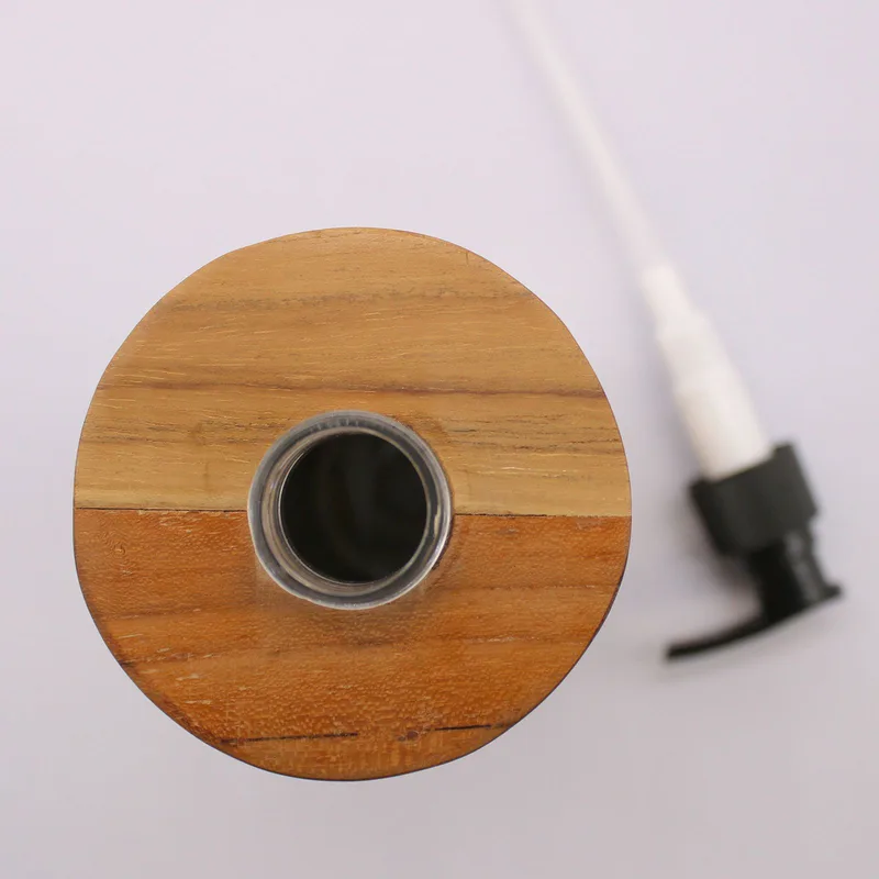 Naturale Teakwood Sapone Dispencer Round — foto 4
