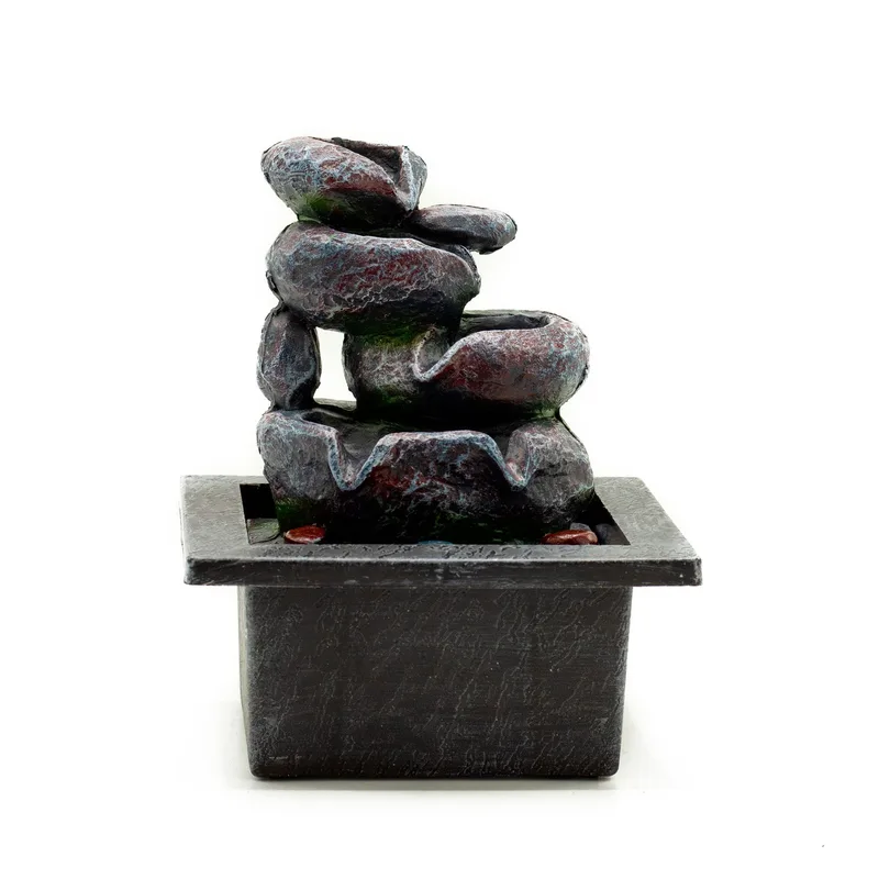 Tabletop Water Feature 20cm Cascading Pots — foto 1