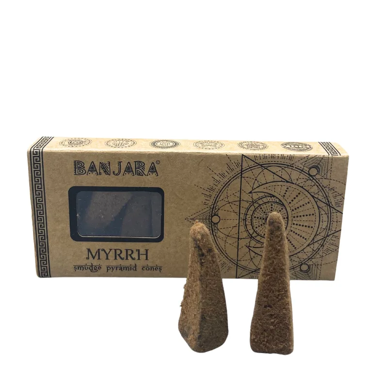 Banjara Smudge Pyramid Cones Myrrh — foto 2