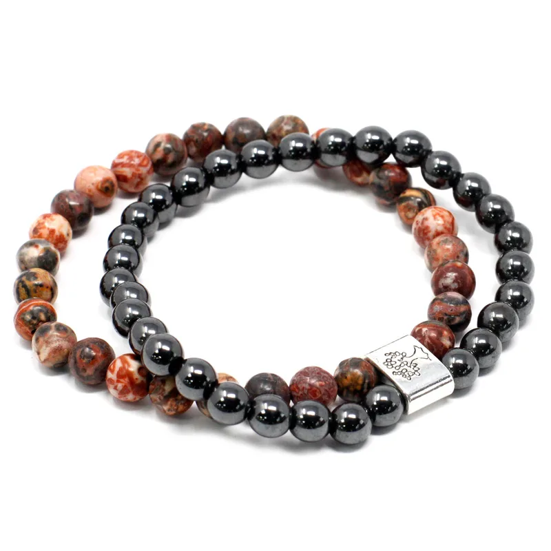 Bracciale Gemma Magnetica - Pelle Leopardo — foto 4