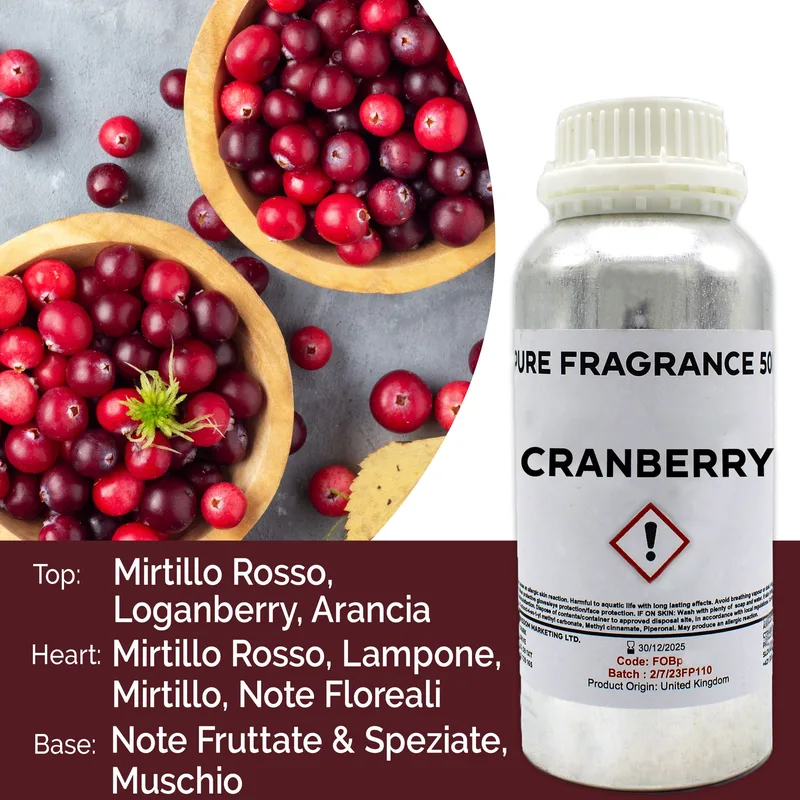 Cranberry Puro Profumo Olio 500ml — foto 6