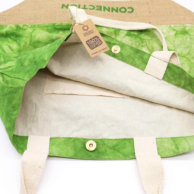 All Naturale Bag Verde Stonewash Albero of Life Connection — foto 3