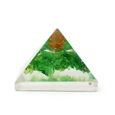 Piramide Orgone SM con Cristalli Gem e Cobre (25mm) — foto 3