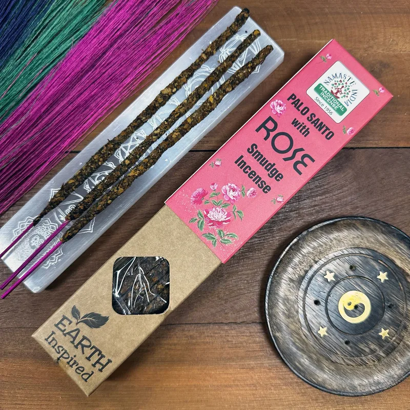 Earth Inspired Smudge Incenso Rosa — foto 2