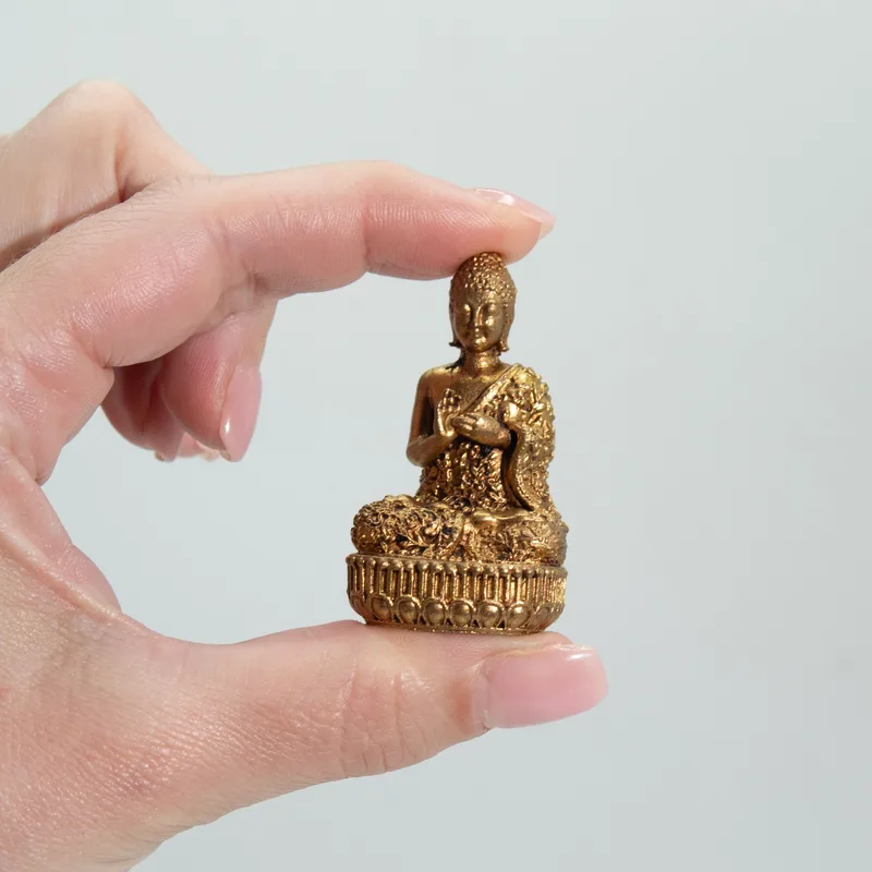 Brass Miniature Gods - Buddha (60gms) - 48mm — foto 1