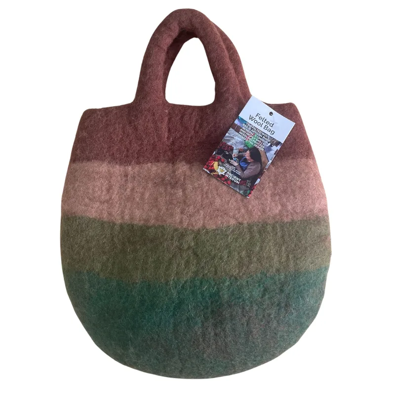 Mushroom Garden Felted Bag 35x27cm — foto 1