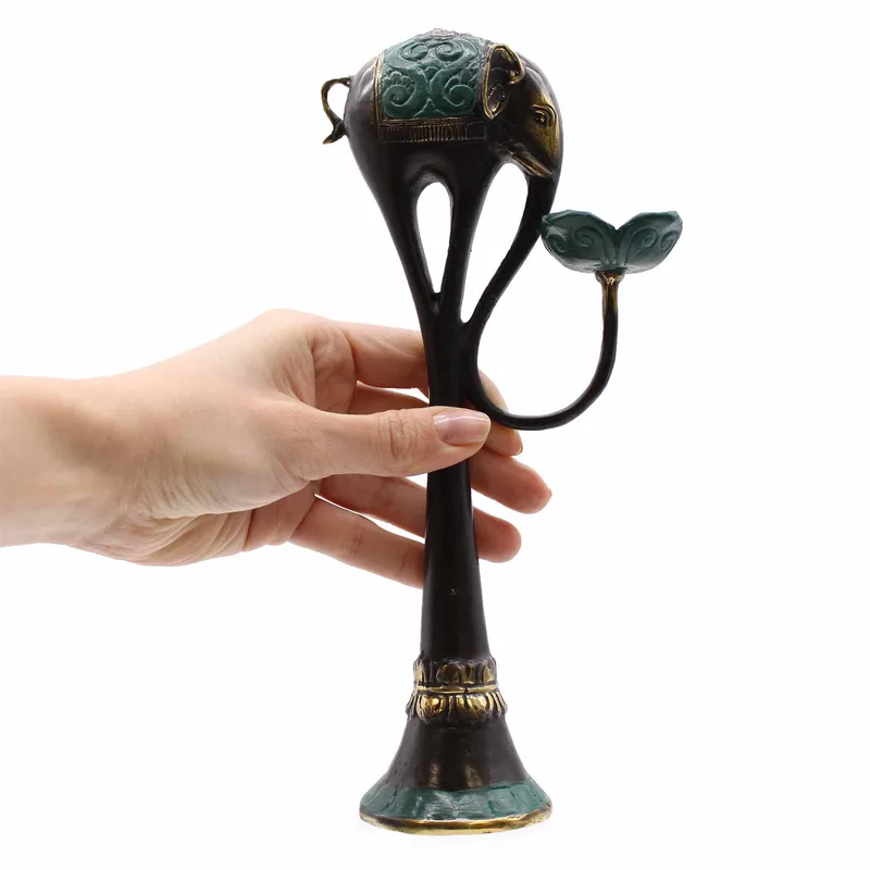 Large Art Elephant Candela / Incenso Porta