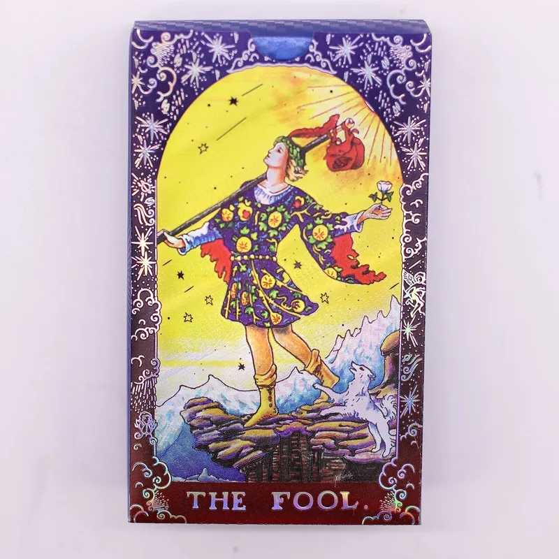 Blu Foil Tarot Card Set Mandala with booklet — foto 2