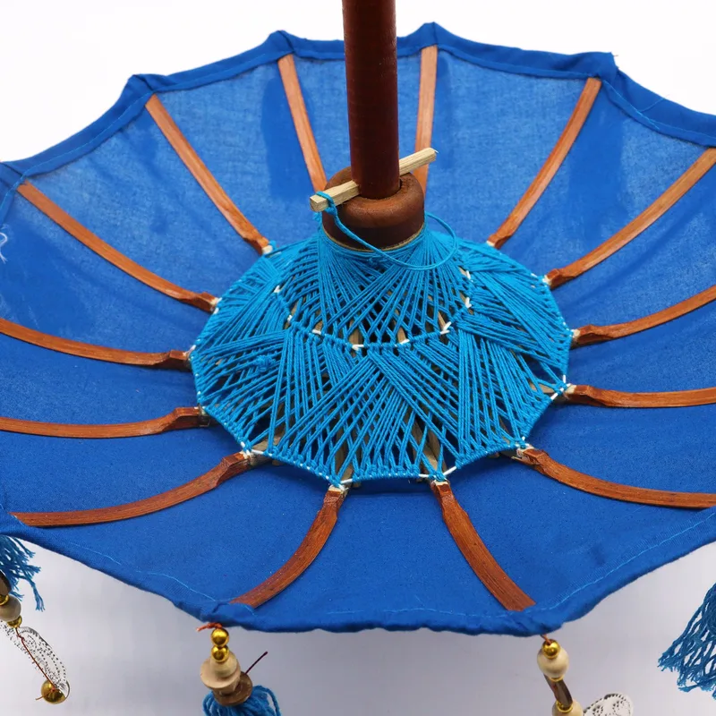 Bali Home Decor Parasol Cotton Blue 40cm — foto 1