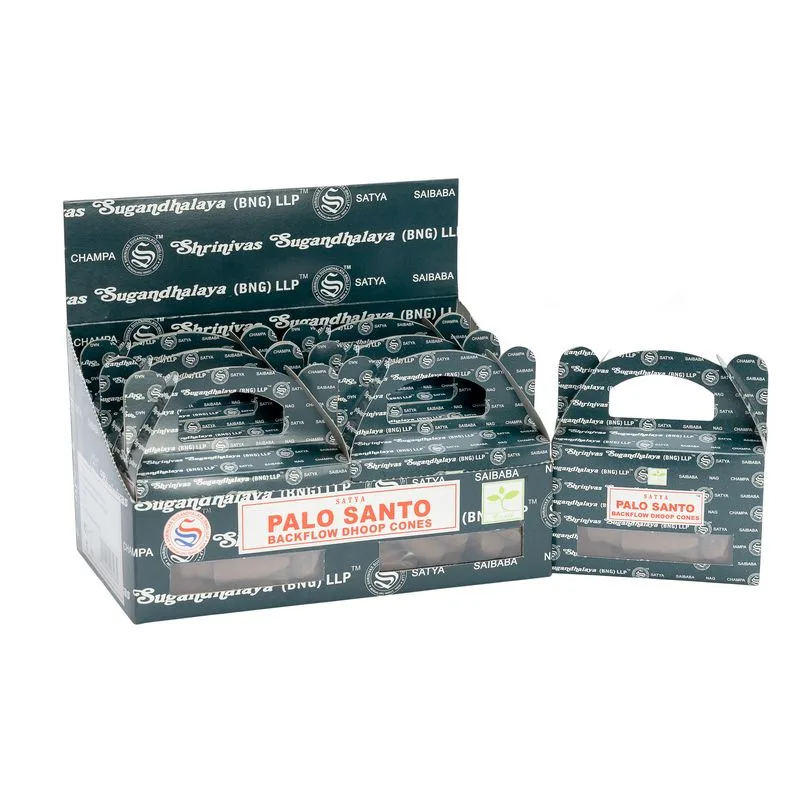 Scatola of - Satya Palo Santo Backflow Dhoop Cone