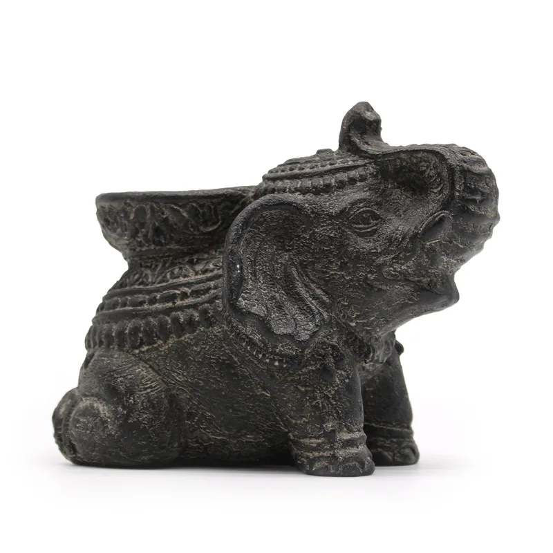 Elephant Incenso & Candela Porta Nero antique) — foto 2