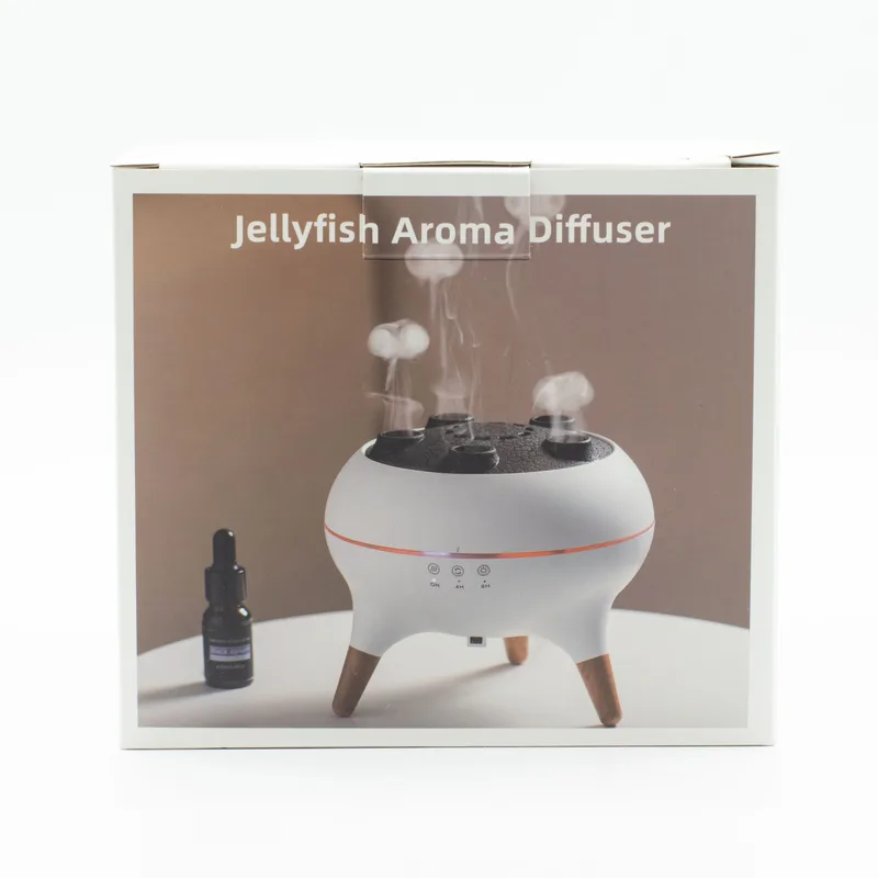 Jellyfish Puff Effect Aroma Diffusore with Colour-Changing LED — foto 4