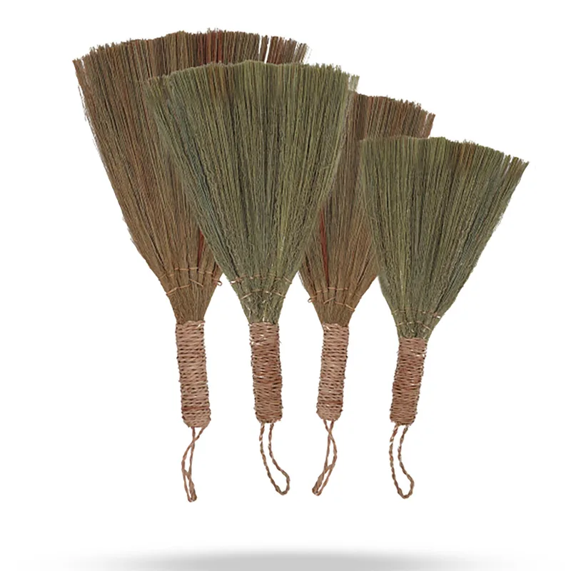 Set 4 Pampas Fan Broom Naturale mixed sizes — foto 1