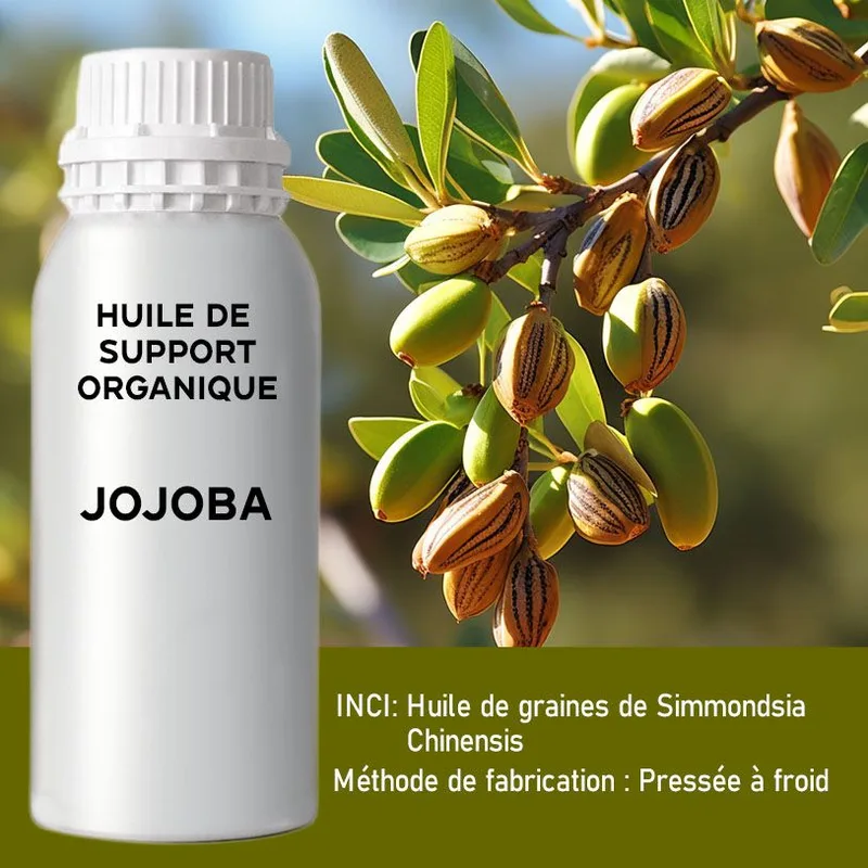 Olio di jojoba puro organico per la cura della pelle — Cura e idrata la pelle. — foto 5
